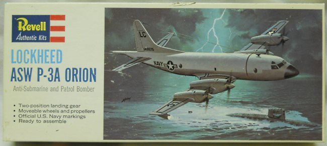 Revell 1/115 Lockheed P-3A Orion ASW Aircraft, H163-100 plastic model kit